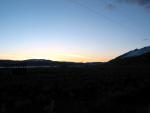 Sunset outside of Yellowstone