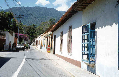 The colonial town of Choroni